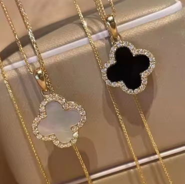 Collier Trèfle à Quatre Feuilles Acier Inoxydable
