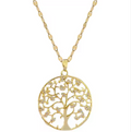 Collier en Acier Inoxydable - Arbre de Vie
