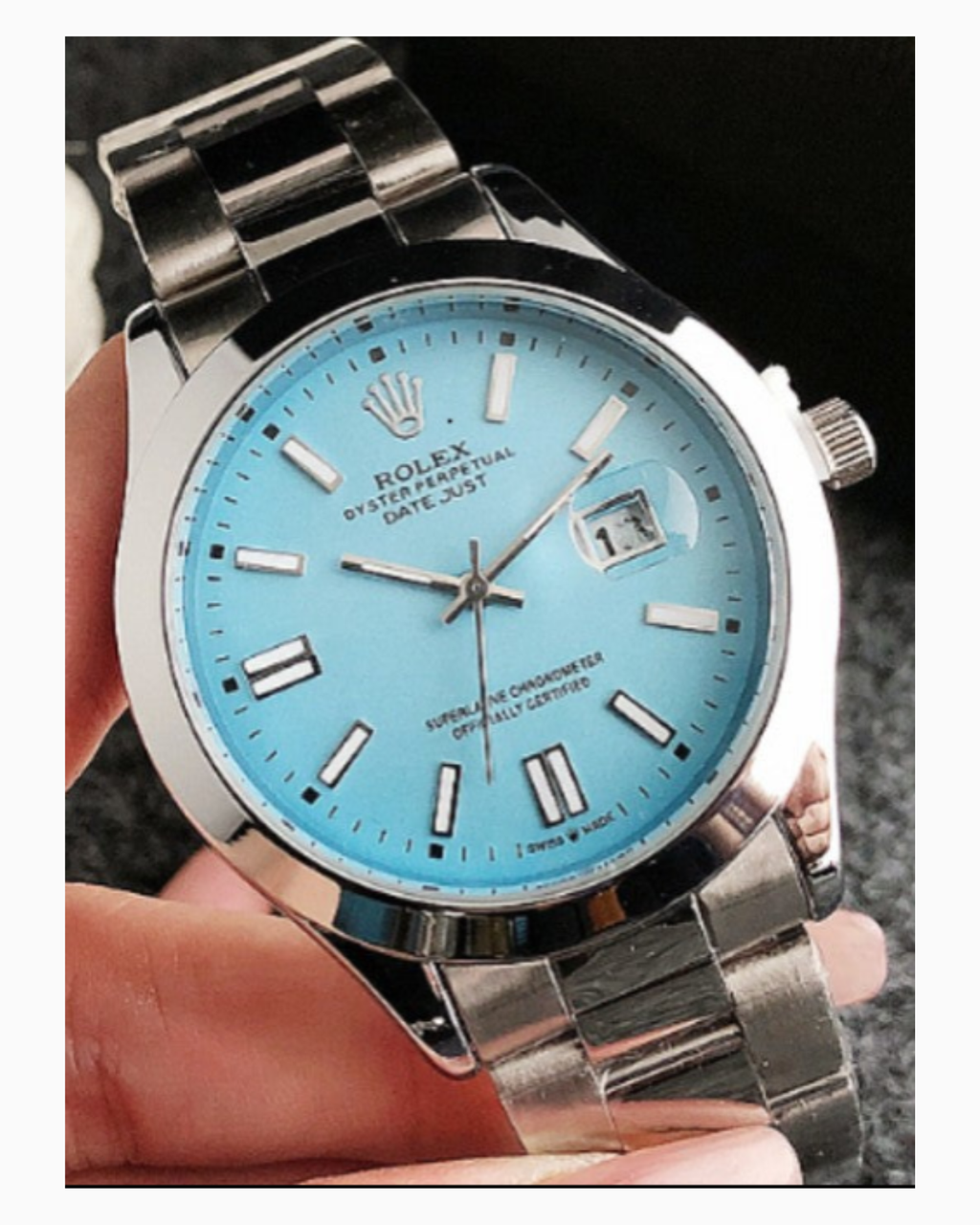 Montre inspirée acier inoxydable