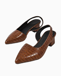 Sandale Croco Simili-cuir
