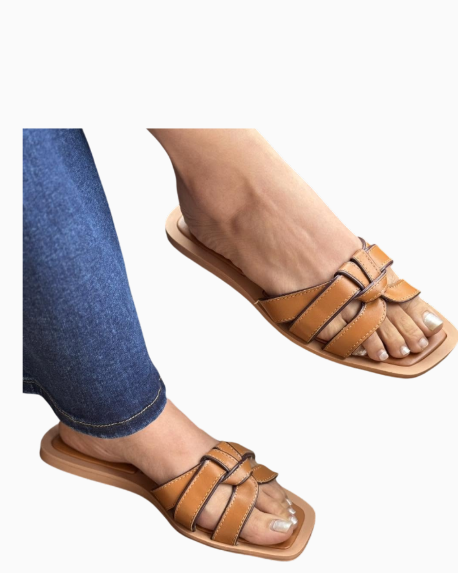 Sandale estivale Croisée
