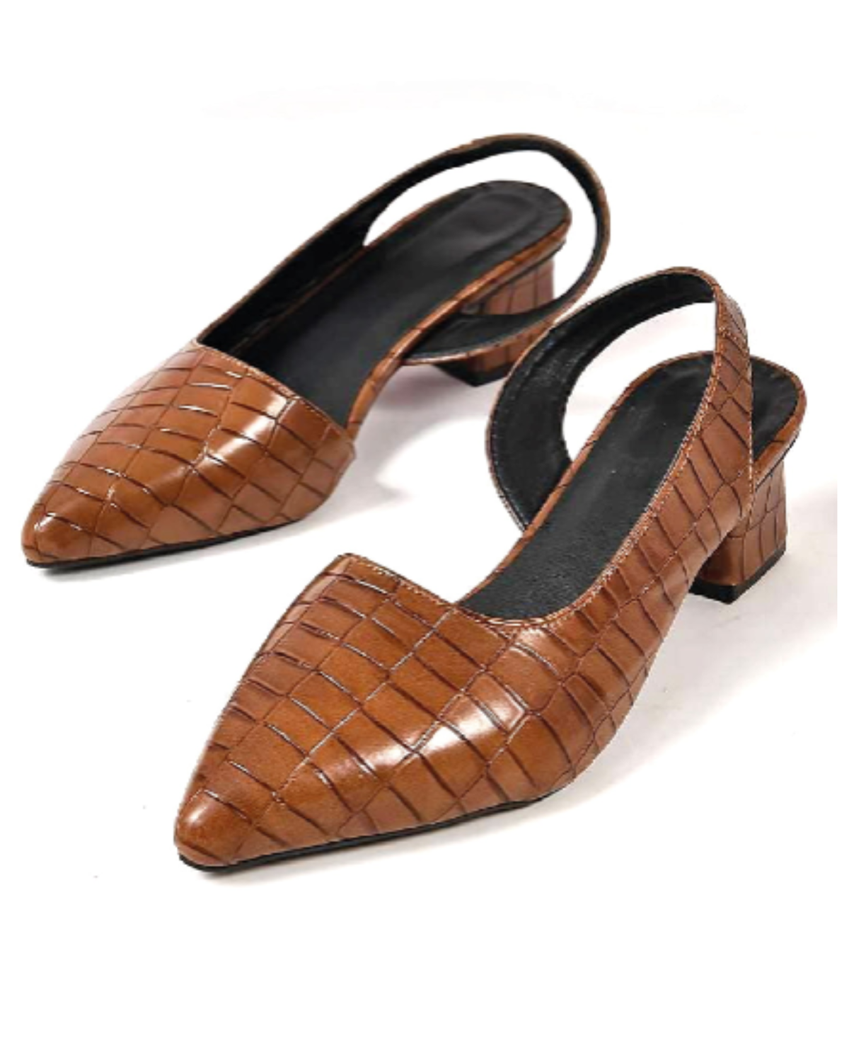 Sandale Croco Simili-cuir