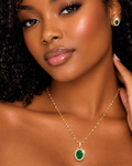Collier en Acier Inoxydable - Élégance Verte