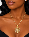 Collier en Acier Inoxydable - Arbre de Vie